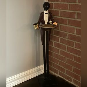 Vintage cast iron butler ash tray